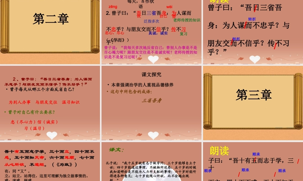 七年级语文上册 第10课(论语)十二章课件 (新版)新人教版 课件