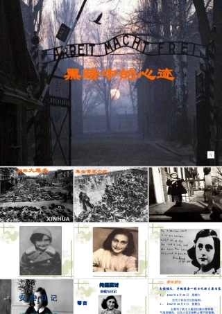 九年级语文上册：第3课(安妮日记)课件鄂教版 课件