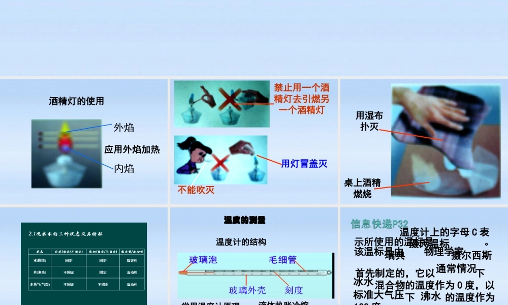 八年级物理上册 2.1物质的三态 温度的测量1课件 苏科版 课件