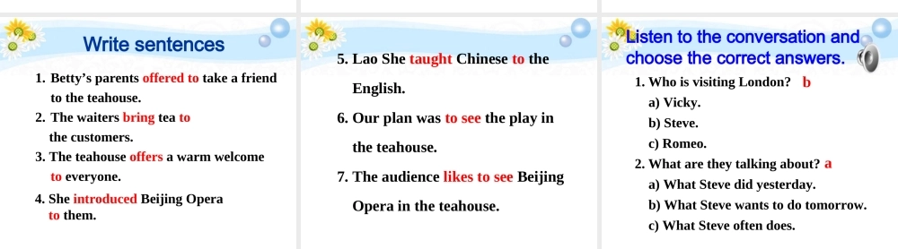 八年级英语上册 M10 Unit 3课件 人教新目标版 课件