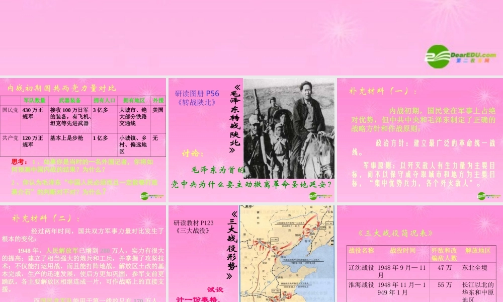 八年级历史下册 中国人民站起来了课件 人教新课标版 课件