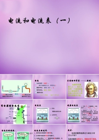 九年级物理上册 133 电流和电流表的使用课件1 苏科版 课件