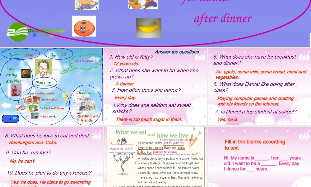 七年级英语上册  unit4 reading 2课件 人教新目标版 课件