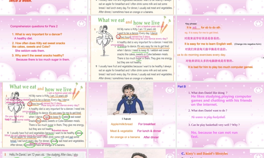 七年级英语上册  unit4 reading 2课件 人教新目标版 课件