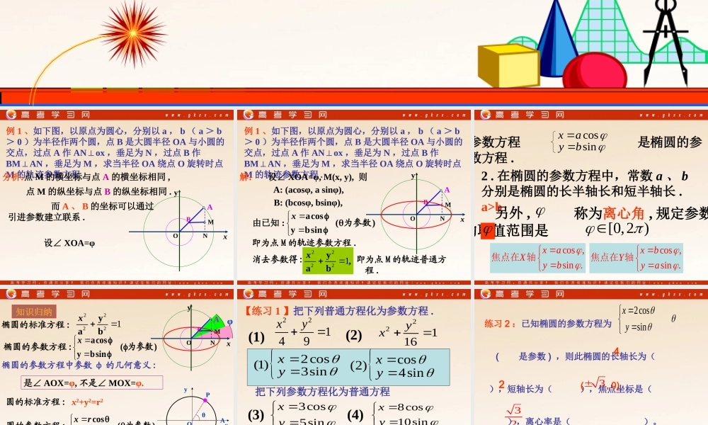 《参数方程》课件3