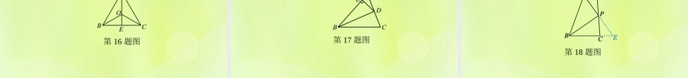 八年级数学上册 第13章(全等三角形)测试卷习题课件 (新版)华东师大版 课件