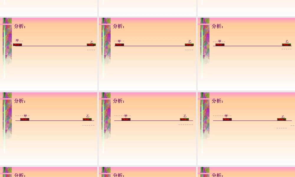 列一元一次方程解应用题(复习课)