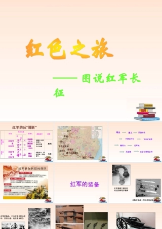 八年级历史上册 第16课(图说红军长征)课件  北师大版 课件