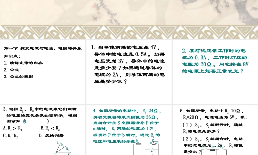 复习欧姆定律 (2)