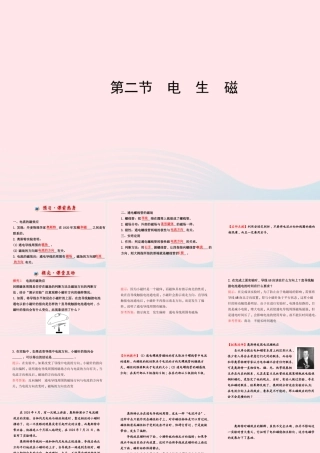 九年级物理下册 第十六章 第二节 电生磁课件 鲁科版五四制 课件