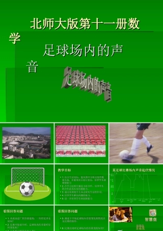 《足球场内的声音》课件