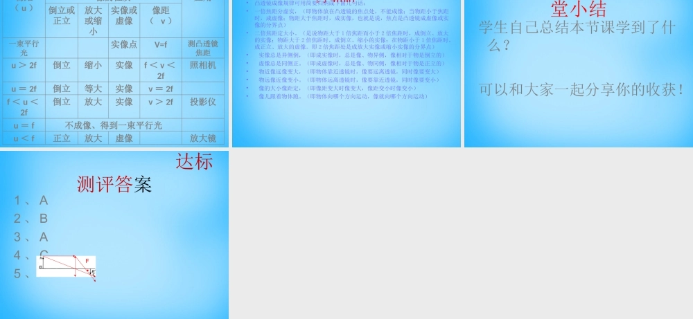 八年级物理上册 5.3 透镜及其应用课件 (新版)新人教版 课件