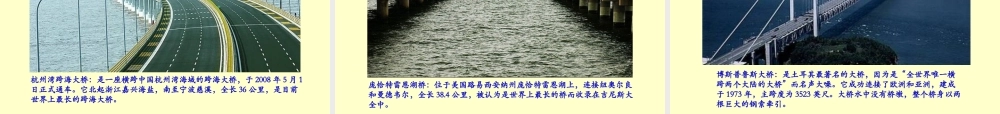 《桥之美》PPt
