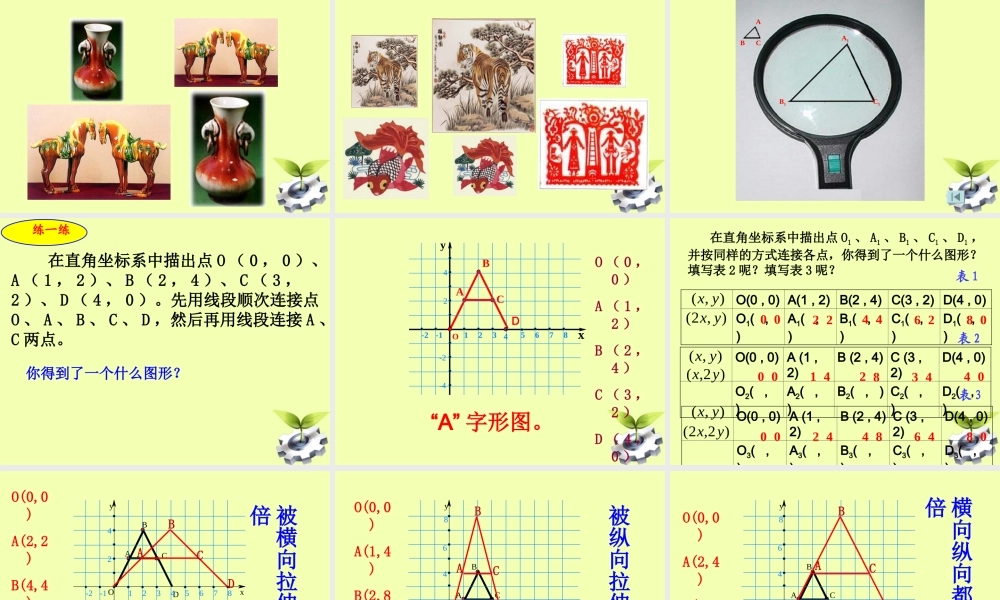 八年级数学下册 3.形状相同的图形课件 北师大版 课件