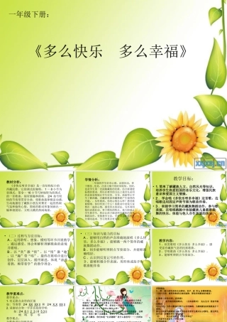小学音乐第三册《多快乐呀多幸福》说课
