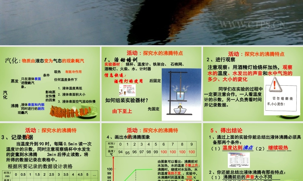 八年级物理上册 2.2 汽化和液化(第2课时)课件 苏科版 课件