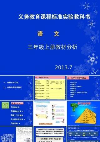 2013甘肃教材分析第二版
