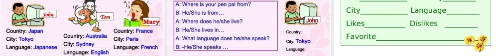 七年级英语下册 Unit 1 Where is your pen pal from 课件人教版新目标 课件