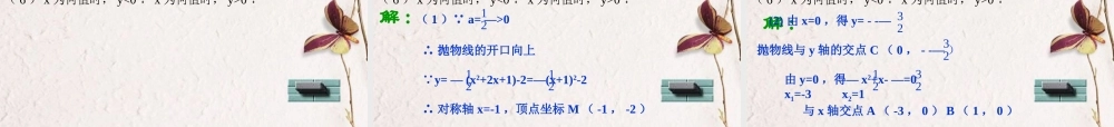 九年级数学下册(二次函数)全章复习课件 苏科版 课件