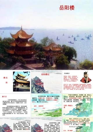 八年级语文岳阳楼记2课件