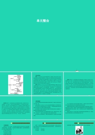 九年级政治全册 第四单元 又到两会时单元整合课件 教科版 课件