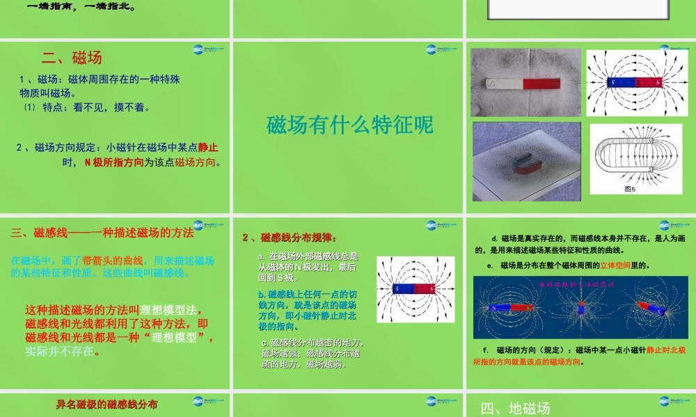 九年级物理全册 171 磁是什么课件 (新版)沪科版 课件