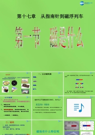 九年级物理全册 171 磁是什么课件 (新版)沪科版 课件
