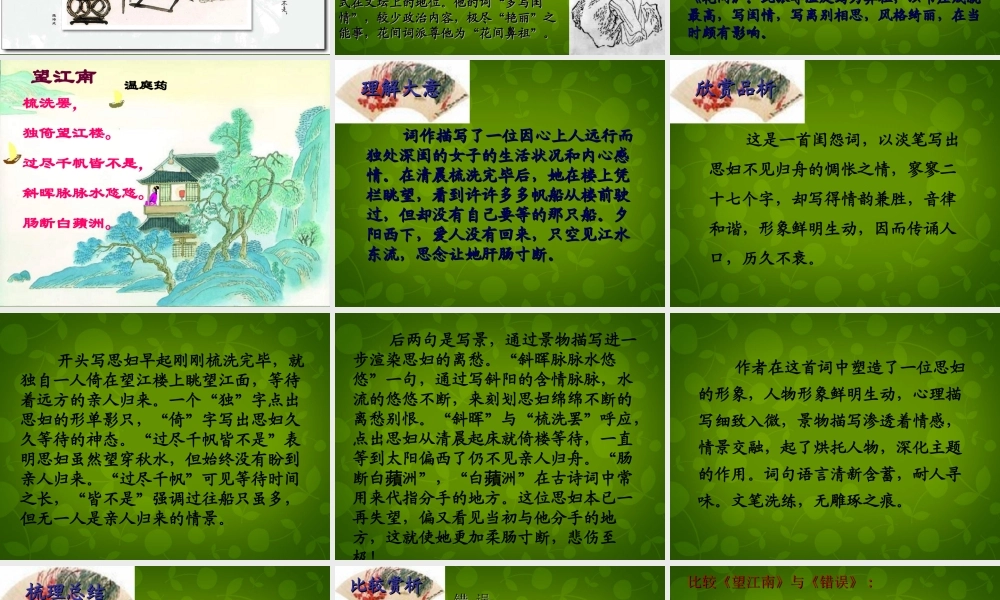 山东省无棣县第一实验学校九年级语文上册 25 词五首课件 新人教版 课件