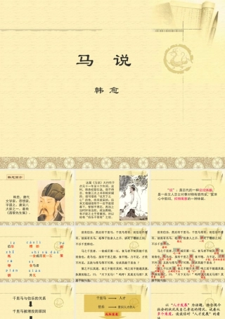 八年级语文下册 (马说)教学课件 下册 苏教版 课件