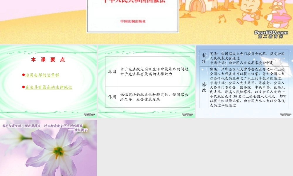 九年级政治]宪法是国家根本大法课件