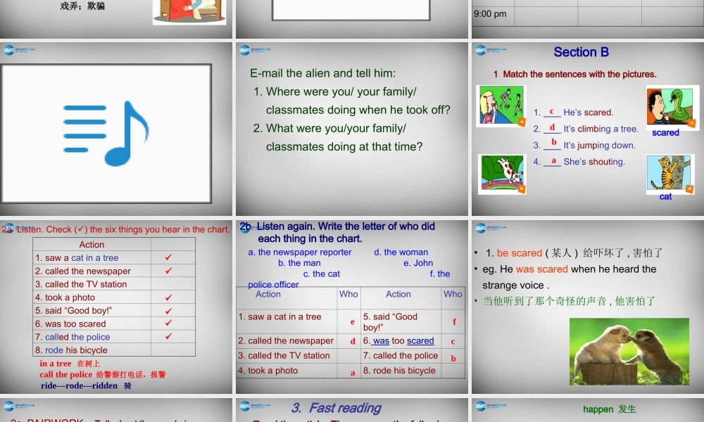 中学七年级英语下册 Unit 4 Don t eat in class Period 2课件2 (新版)人教新目标版 课件