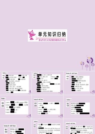 九年级英语全册 Unit 6 When was it invented知识归纳作业课件 (新版)人教新目标版 课件