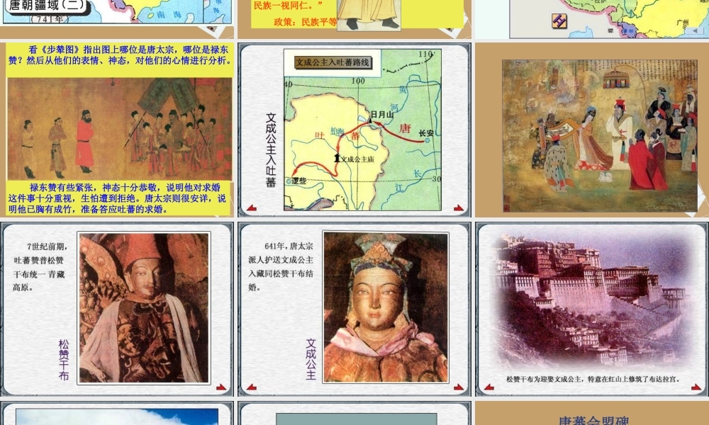 新疆石河子市一中七年级历史下册(第5课 和同为一家)课件 人教版 课件