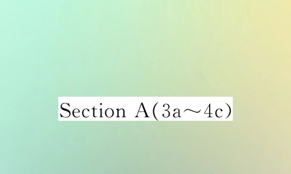 九年级英语全册 Unit 2 I think that mooncakes are delicious Section A(3a 4c)课时检测课件 (新版)人教新目标版 课件