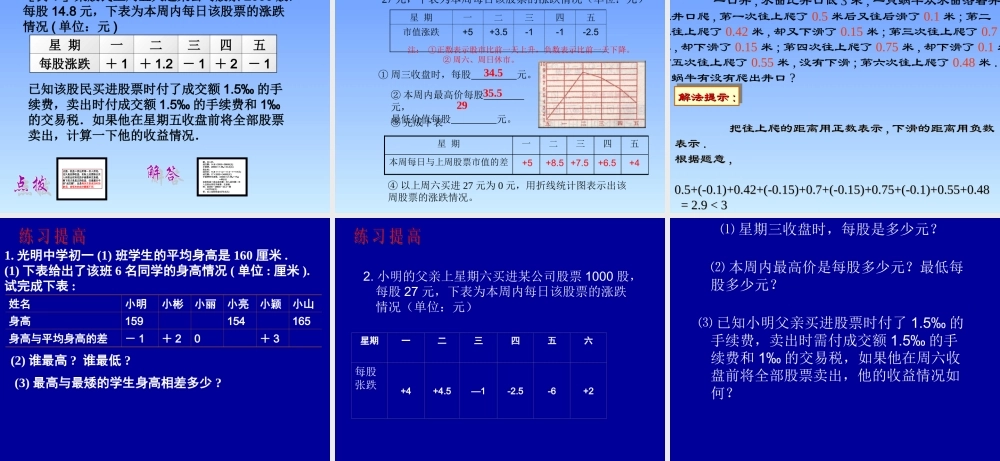 有理数的加减混合运算（第3课时）演示文稿