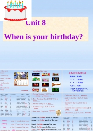 七年级英语上册 unit8SectionA1a--Grammar教学课件 人教新目标版 课件