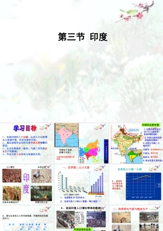 初中地理课件——印度 (2)
