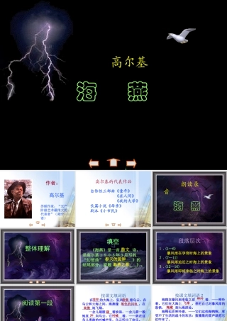 八年级语文下册 第1课(海燕)课件 苏教版 课件