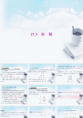 九年级数学下册 第二十七章 相似 273 位 似配套课件 新人教版 课件