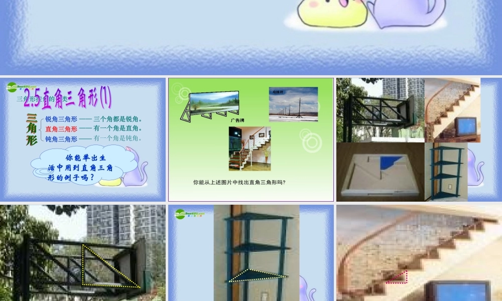 八年级数学上册 2.5直角三角形(第1课时)课件 浙教版 课件