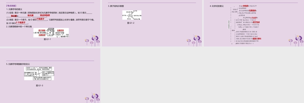 中考化学复习 第一篇 基础过关篇 专项01 化学用语课件
