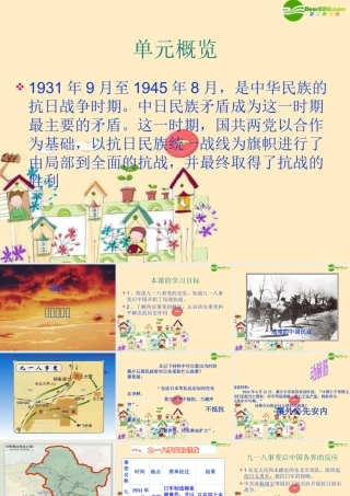 八年级历史 难忘九一八课件 新人教版 课件