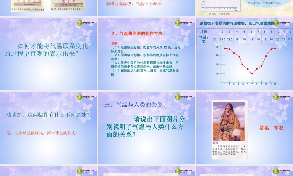 中学七年级地理上册 第三章 第二节 气温和气温的分布(第1课时)课件 新人教版 课件