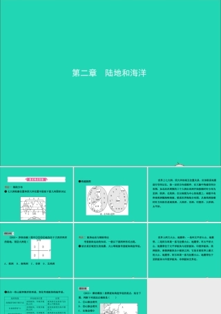 中考地理复习 七上 第二章 陆地和海洋课件