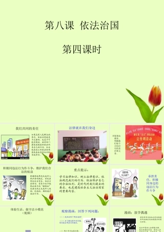 九年级政治 第八课第四框我们共同的责任课件 人民版 课件