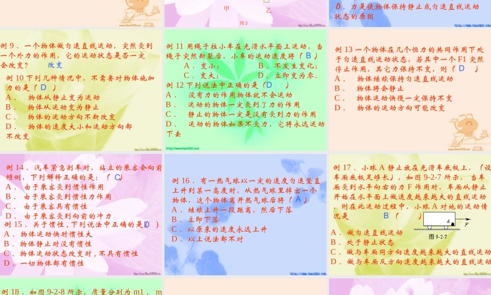 九年级物理第十二章总复习典题例析课件 新课标 人教版 课件