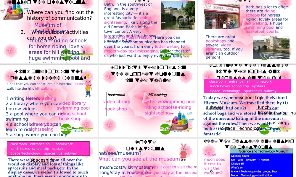 九年级英语上册 Module5 Unit3 language in use课件 外研版 课件