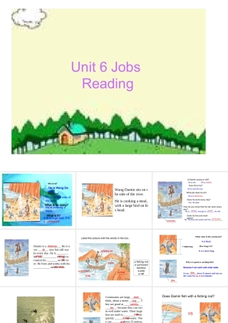 八年级英语上：Unit 6 Jobs Reading课件上海牛津版 课件