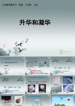 2013版八年级物理上册_34_升华和凝华课件_(新版)新人教版