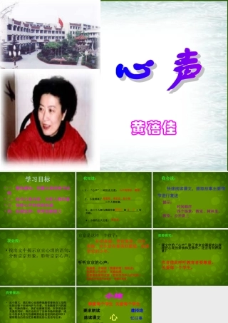 九年级语文上册(12 心声)课件 新人教版 课件